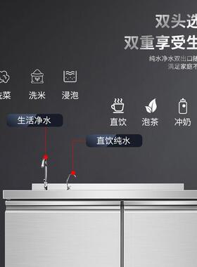 不锈钢水池柜商用厨房单双池柜式洗菜盆双星洗菜池洗碗池沥水台