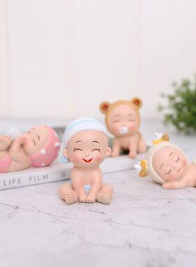 新款直销如果家居 创意树脂梦游蛋糕装饰摆件 网红烘焙zakka饰品