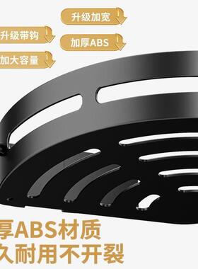 卫生间三角形置物架 浴室墙上卫生间放洗发水塑料三角架免打孔壁