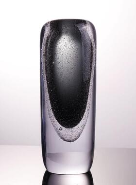 现代简约琉璃艺术气泡花瓶轻奢客厅样板间家装饰感插花瓶摆件