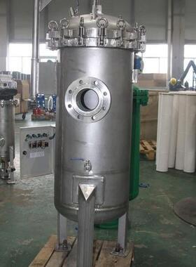 厂家直供电厂钢铁厂化工废水深度处理去除悬浮物保安袋式过滤器