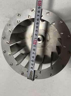 直径190不锈钢风叶轮烤箱烘箱高温风叶轮长轴电机配不锈钢风轮