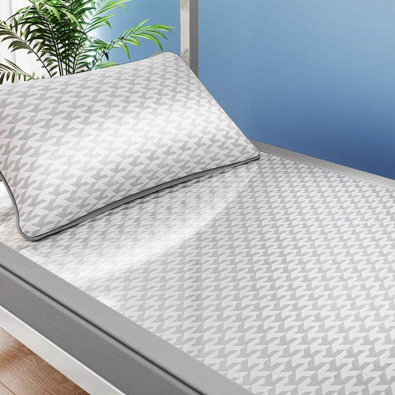 学生宿舍凉席冰丝席三件套夏季寝室单人折叠席子软席可机洗空调席,淘宝优惠券,粉丝福利购,淘宝优惠卷