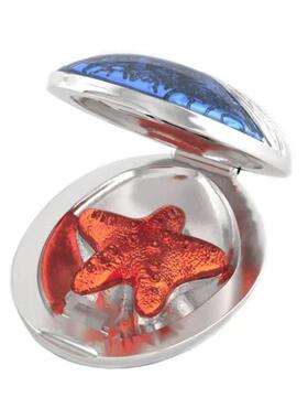 《海洋奇缘》莫阿娜MOANA海星珐琅吊坠可开合项链动漫周边首饰品