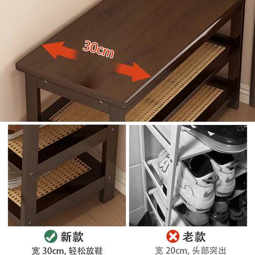 鞋架多层家用门口简易入户门换鞋凳收纳层架子出租房用窄小鞋架子 - 图3