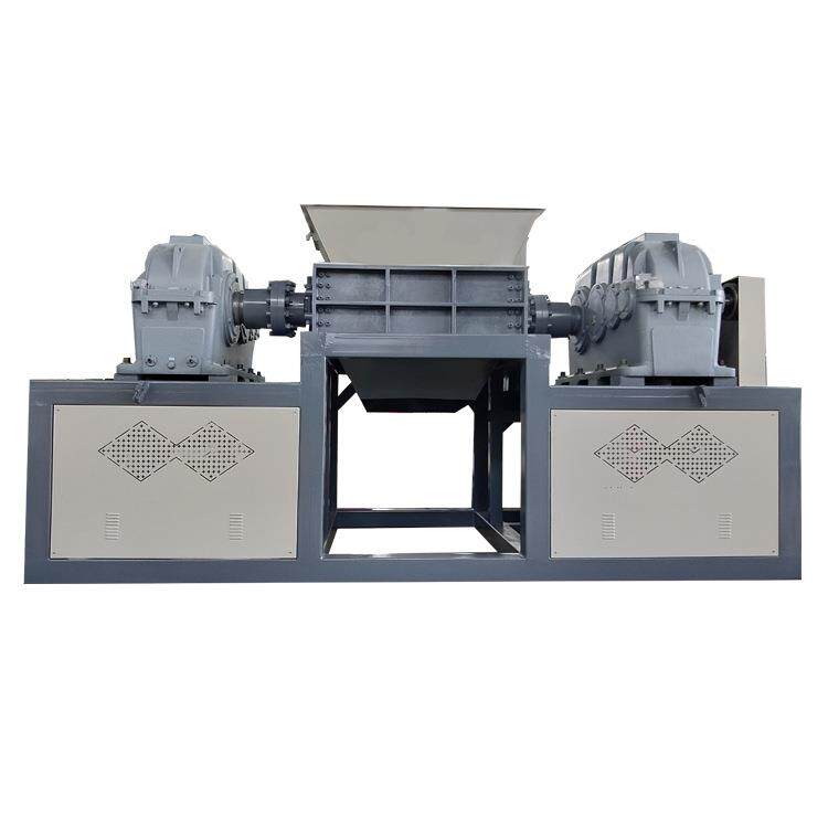 Large double-shaft shredder non-standard processing and manufacturing plastic film crusher metal block shredder factory direct sales