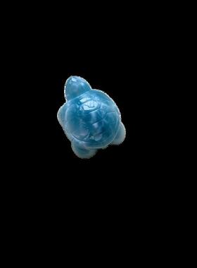 海纹石乌龟吊坠拉利玛龙龟项坠锁骨链坠挂件规格25.2*18.7*13.7mm