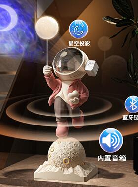 太空人摆件电视柜旁落地太空人室内装饰品客厅气氛灯乔迁新居礼物
