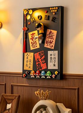 磁吸孔电表箱装饰画I免打客挡厅电表盒电CXH01闸箱遮配电箱DY创意