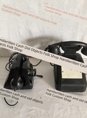 老物件电话机民国老式手摇电话覆古怀旧80年代拔盘按键座机装饰品