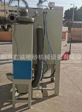 滚篮喷砂机双枪滚筒自动喷砂机东莞深圳虎门滚筒喷砂机厂家