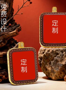手绘唐卡扎基拉姆五爷黄财八大守护双面定图文创吊坠手绘擦擦唐卡