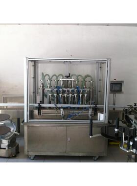 JZGY-B型饮料矿泉水瓶包装线液体直线灌装机果汁跨境出口机械
