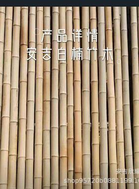 装饰装修防腐毛竹竹子竹竿吊顶隔断挡墙围栏搭架竹杆旗杆白竹黄竹