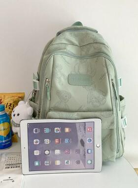 INS Backpack for Women Girls School Student Bag Large Casual