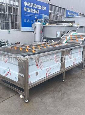 商用鲜藤椒气泡清洗机酸菜脱盐压喷淋洗菜机新疆灰枣清洗风干线