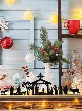 亚马逊跨境热卖灯饰金属装饰摆件