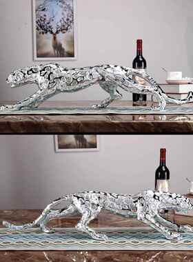 钱豹饰品大客厅电视柜收银装饰店开业财富礼品家居工艺品