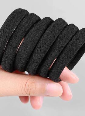 Hair rope rubber band female high elasticity black hair tie