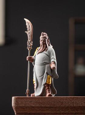 高档小中式历史人号玄物陶瓷摆饰关公老子孔子弘一法摆师佛像学好