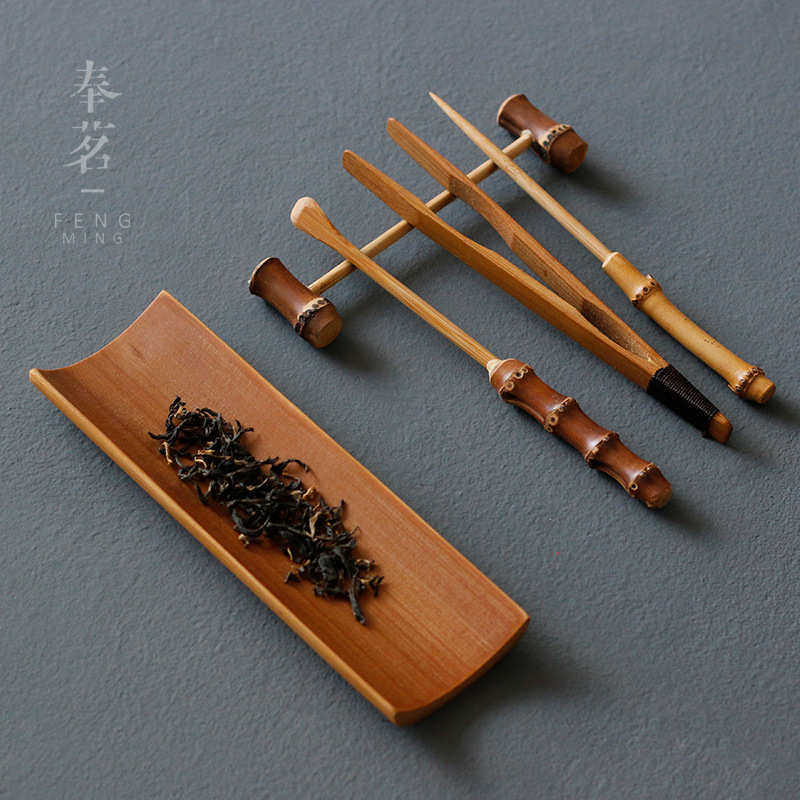 竹制茶具配件零配茶匙茶荷茶针夹铲子茶则 功夫茶道君子套装家用,淘宝优惠券,粉丝福利购,淘宝优惠卷