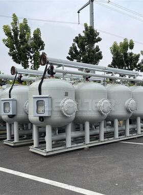 碳钢衬胶石英砂过滤器DN8018m³/hDN1500化工污水厂防腐设备