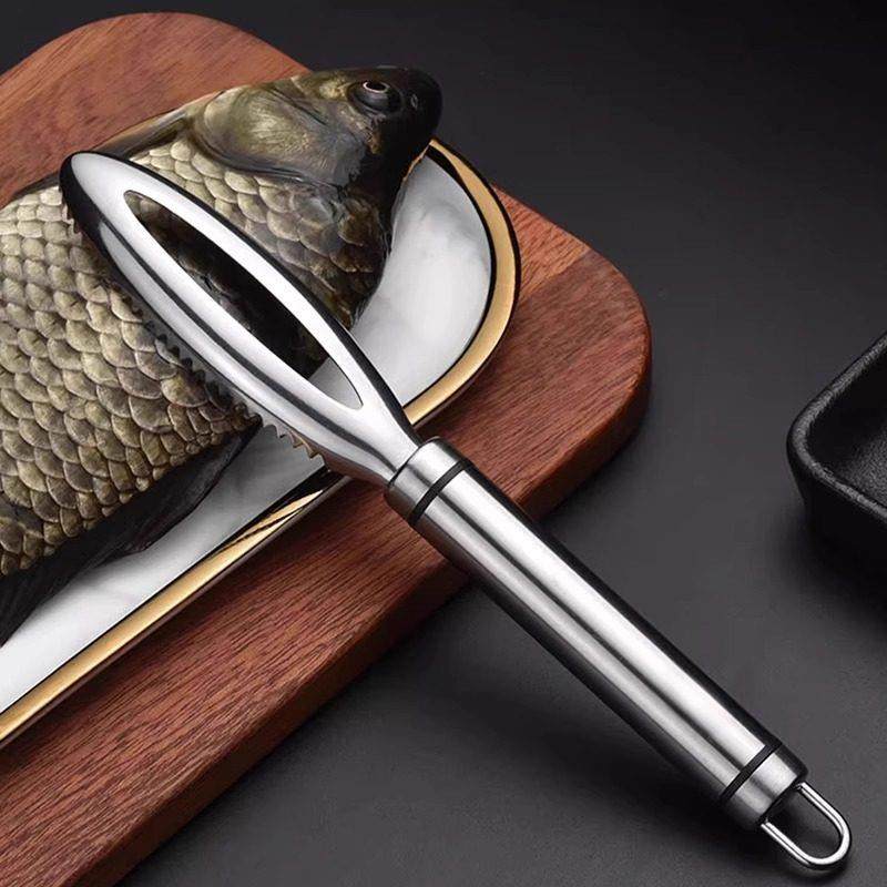 【品牌正品】耐腐不锈钢加厚去鱼鳞刨鳞挖腮两用刮鱼鳞神器厨房去,淘宝优惠券,粉丝福利购,淘宝优惠卷