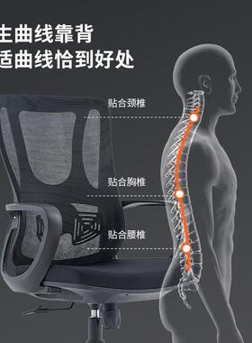 电脑椅子宿舍学生椅办公椅舒适久坐家用座椅靠背椅学习会议室凳子
