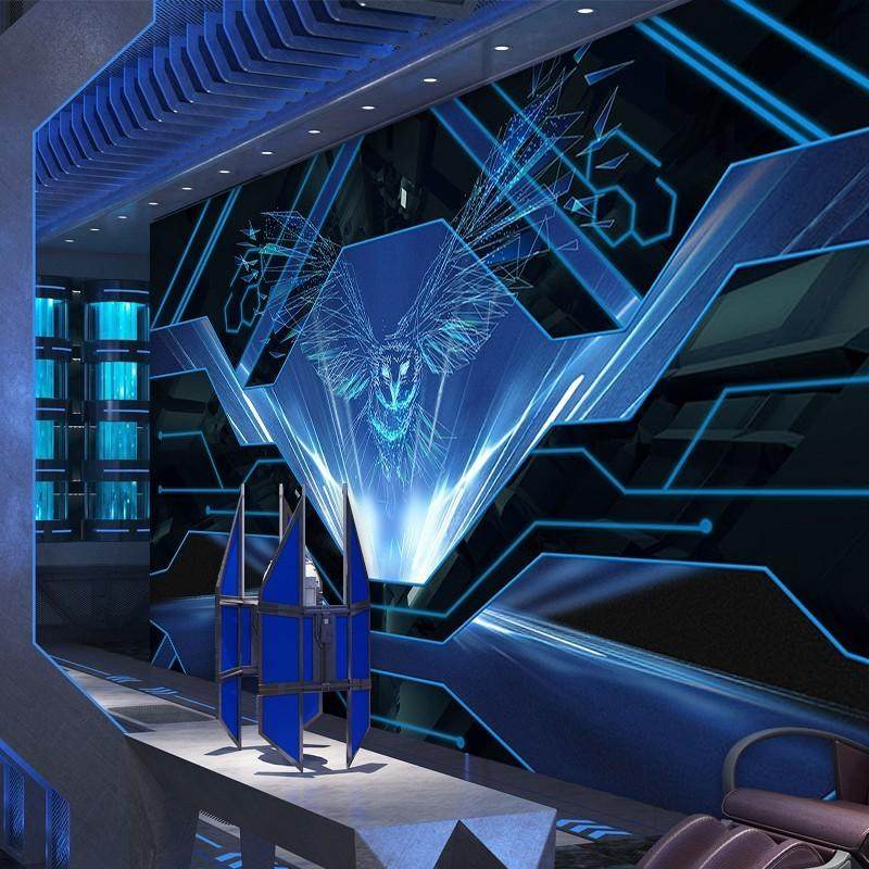 5D科技感ktv包厢墙布装饰DJ舞台电竞馆壁纸大型网咖无缝墙纸,淘宝优惠券,粉丝福利购,淘宝优惠卷