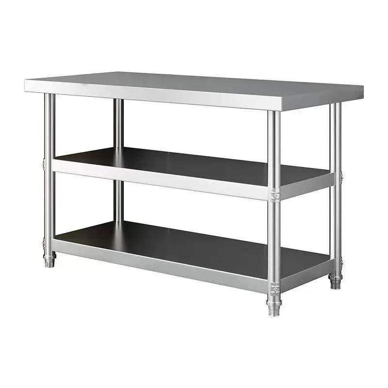 304不锈钢工作台厨房酒店切菜桌饭店操作台商用打荷打包台操作台,淘宝优惠券,粉丝福利购,淘宝优惠卷