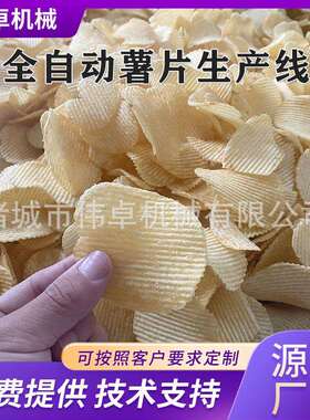 供应油炸薯片流水线 全自动薯片加工设备 炸鲜土豆片油炸生产线