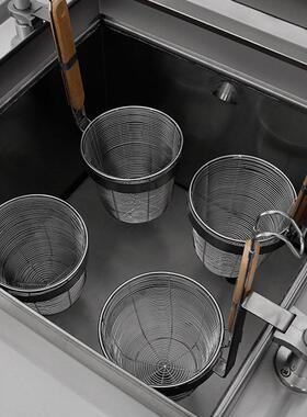 自动839煮面炉头商用定时升降粉立式电6磁九头煮炉面麻辣烫面馆煮
