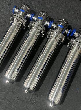 不锈钢过滤器空压机除菌空气过滤设备食品级蒸汽除菌精密过滤咨询