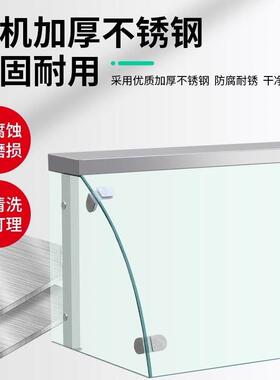 卤菜小吃店售饭台玻璃柜罩子卤肉熟食玻璃罩展示柜防尘长方形立式
