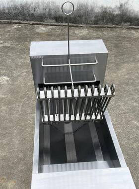 立式电炸炉大容量单双槽18KW电脑版带滤油车华莱士控温炸鸡翅薯条