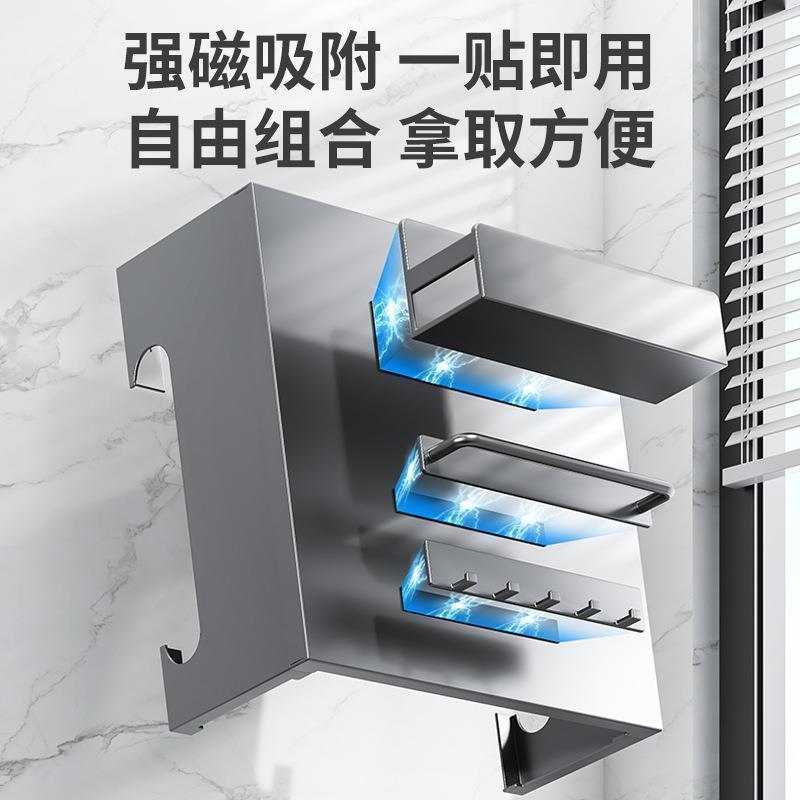 热水器管道遮挡改造！厨房燃气天然气管道遮丑装饰表箱壁挂置物架 - 图1