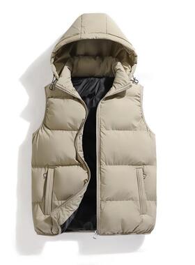 W 41152 Men's Hooded Vest Jacket 士连帽马甲