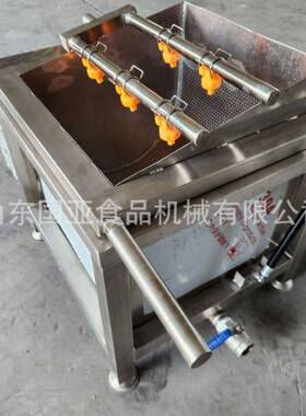 小型手动翻框气泡清洗机土豆地瓜果蔬清洗机气泡喷淋清洗设备