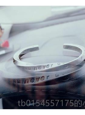 正品全手定制男人的首饰 简单 暴订制 维京战镯粗 纯工银银镯 手