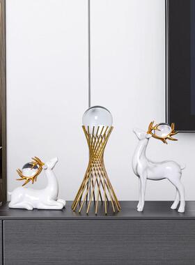 现代轻奢小蛮腰摆件酒柜客厅办公室展示柜书柜电视柜家居工艺装饰