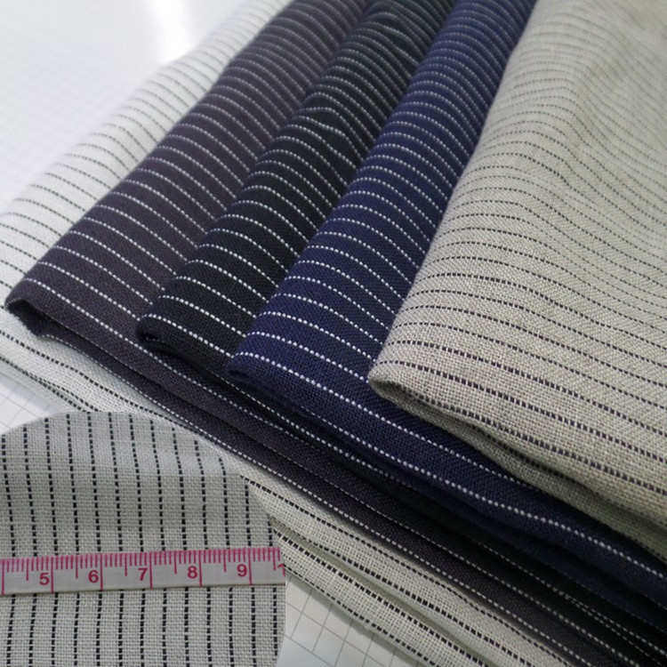 色织纯亚麻面料 男装 条纹麻布 纯亚麻条纹衬衣面料 纯麻条布料,淘宝优惠券,粉丝福利购,淘宝优惠卷