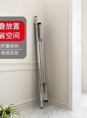 单杆挂衣架多功能衣帽架金属铁艺衣架落地卧室床前寝室阳台晾衣杆