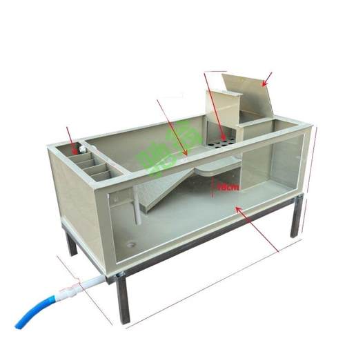 yut透明乌龟缸水龟半水龟巴西蛋龟繁殖池龟箱耐晒窄桥轻体玻璃缸 - 图3