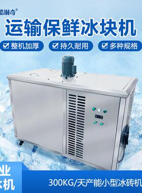 日产量300KG冰砖机小型工业制冰机商用养猪场隧道降温冰砖机