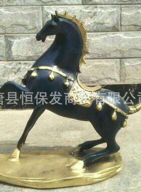 铜马摆件高度60公分纯铜马办公桌客厅马到成功工艺品