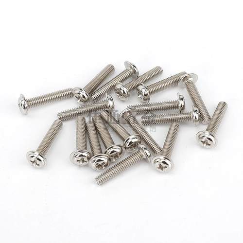 PWM十字圆头带垫螺丝盘头带介电脑主板螺钉镀镍M2/M3/M4/M5M6 - 图0