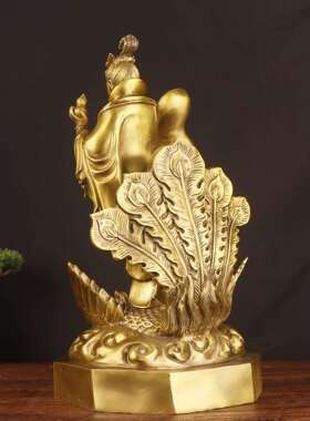 杨铜记 铜圣母娘娘 女娲娘娘神像 铜神像摆件 铜九天玄女