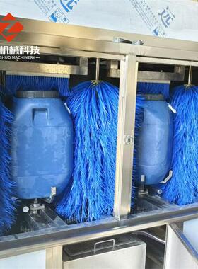 200L工业桶清洗机双工位自动洗桶机工业胶桶压清洗设备
