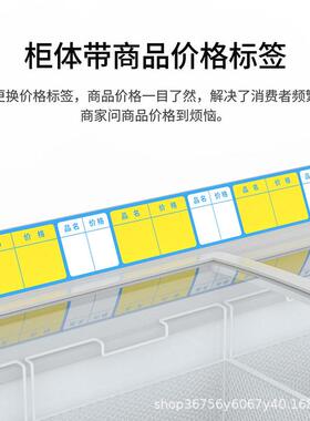 珠峰雪糕柜商用展示柜商超便利店冰淇淋柜冷柜冷冻柜玻璃门冰激凌