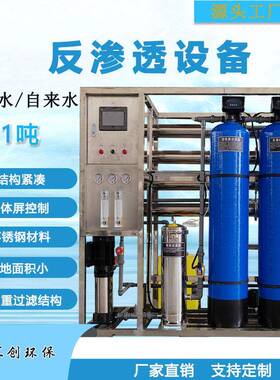 0.25吨0.5吨1吨全自动水处理设备饮用水纯净水设备反渗透ro净水器